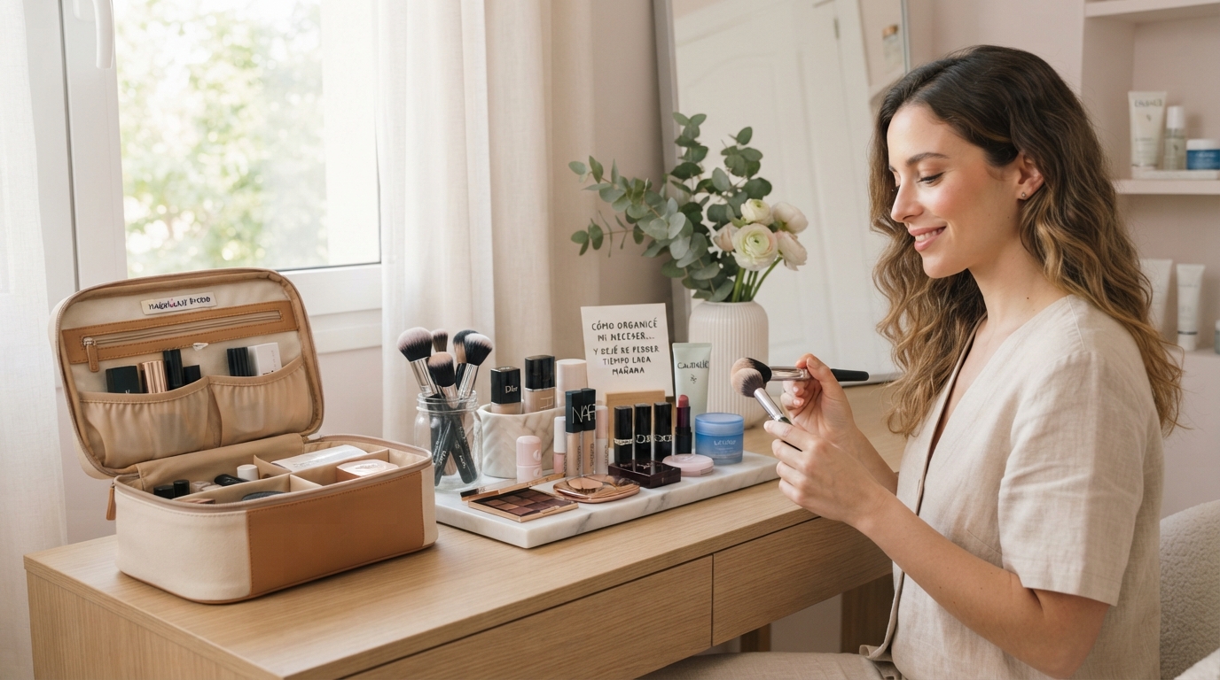 Imagen sobre Cómo Organicé mi Neceser de Maquillaje (y Dejé de Perder Tiempo Cada Mañana)