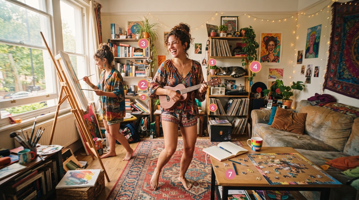 7 Actividades que Probé para Disfrutar mis Tardes Sola en Casa