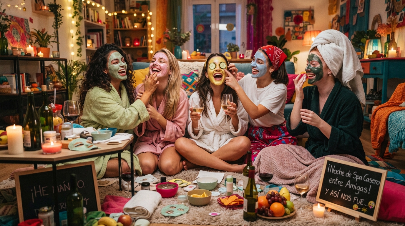 Organizamos una Noche de Spa Casero entre Amigas y así nos Fue