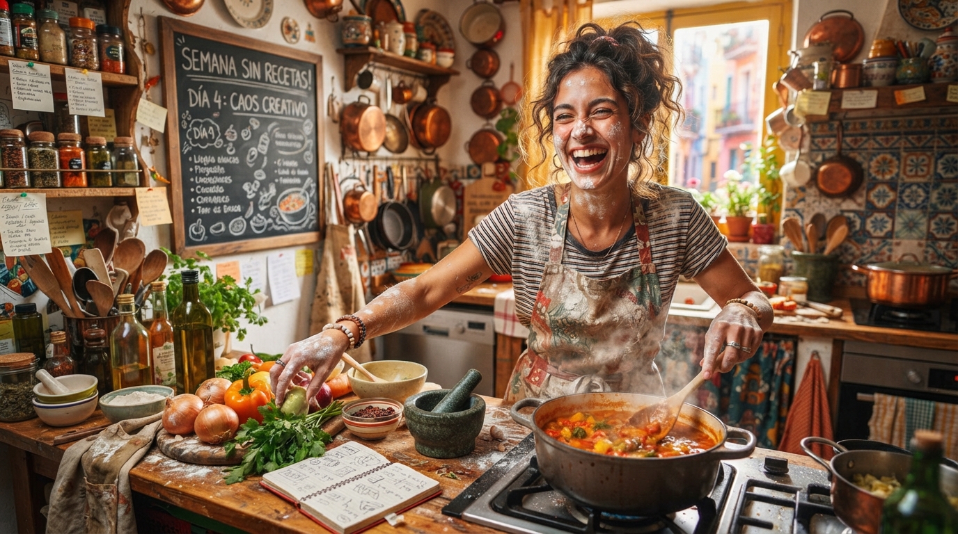 Me Propuse Cocinar una Semana Entera sin Seguir Ninguna Receta