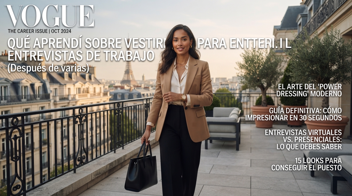 Qué Aprendí sobre Vestirme para Entrevistas de Trabajo (Después de Varias)